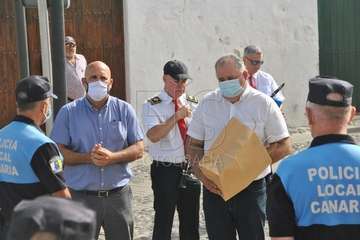 Homenaje de la Banda Municipal de Música a la Policía Local y Policía Nacional  (Foto Francisco Javier Santana)